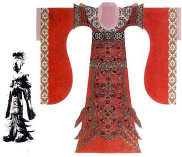 中国隋唐五代时的服饰